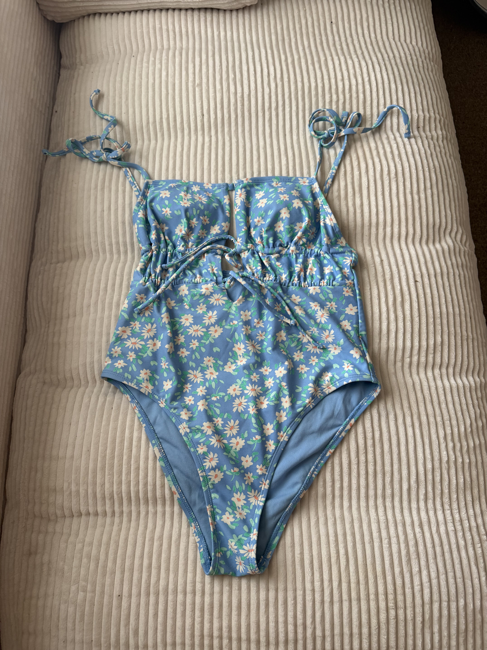 Xhilaration Floral One-Piece Swimsuit